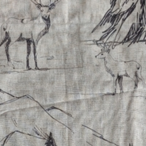 NWT Pottery Barn Rustic Forest 100% Cotton Shower Curtain 72×72" - Picture 10 of 12